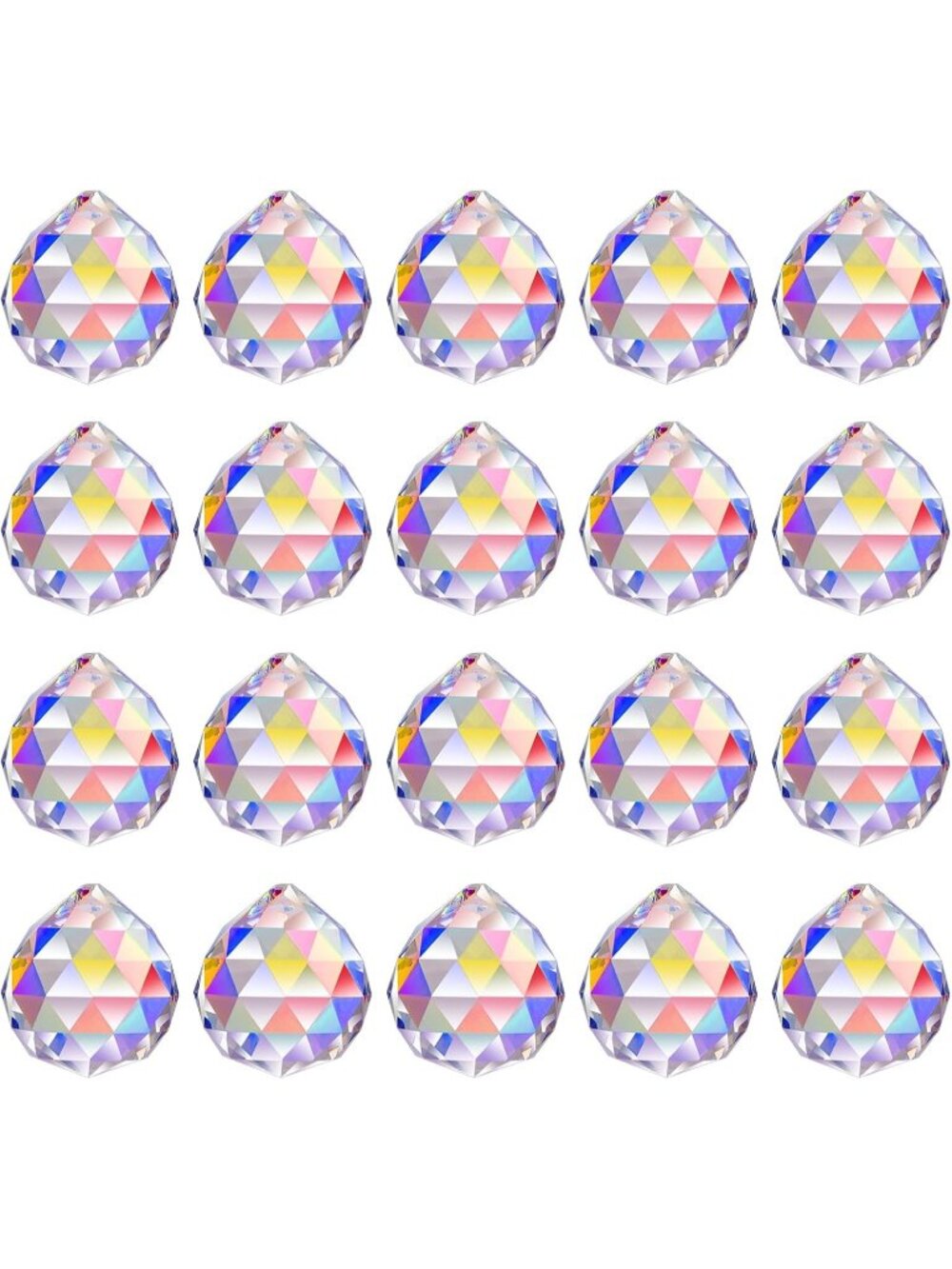 New Crystal Sun Catcher Suncatcher Prism Ball AB-Coated